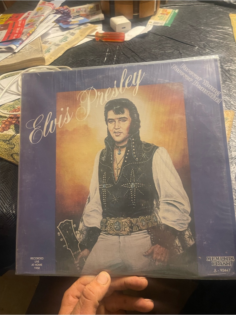 Elvis Presley LP - Forever Young Forever Beautiful NM/NM SHRINK vinyl album
